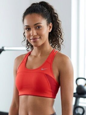 Nike Women's Bright Red Sports Bra